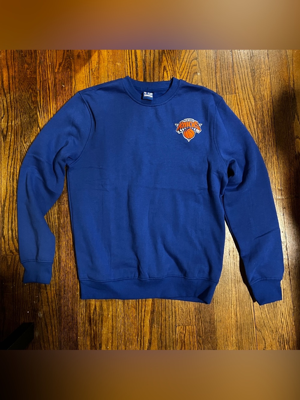 NBA Knicks Royal Blue Crewneck Sweatshirt